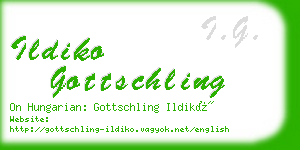 ildiko gottschling business card